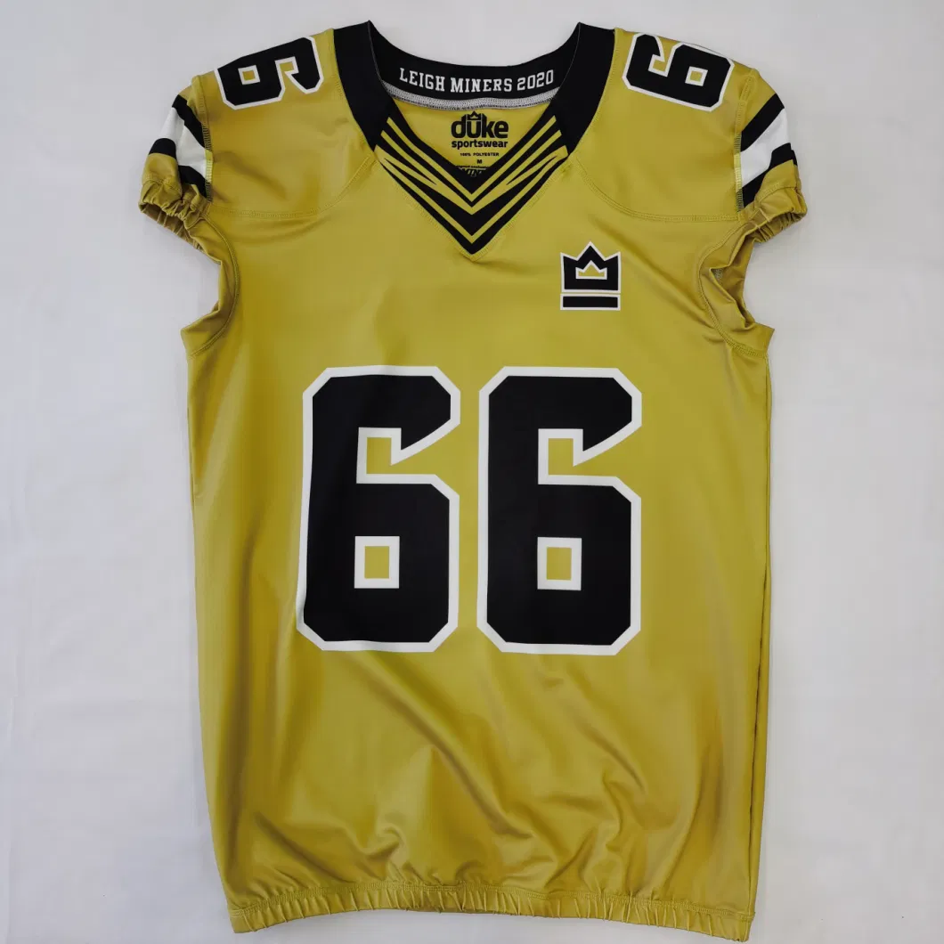 Dry Fit Sport Fitness Customized Design Logo Sublimation Printing Jerseys American Football Wear