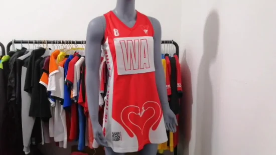 Wholesale Customized Your Design Sublimation Netball Sports Wear for Sale